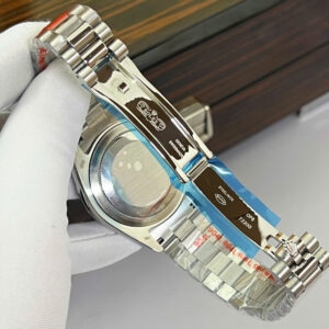 Đồng hồ Rolex Day-Date nam mặt xanh blue cọc số dạ quang fake cao cấp 40mm
