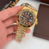 Đồng hồ Rolex GMT-Master II Nam vàng gold mặt đá mắt hổ fake cao cấp 40mm
