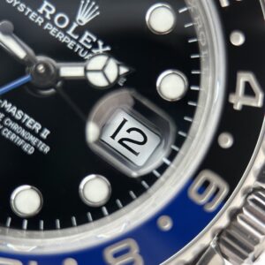 Đồng hồ Rolex Replica 11 GMT-Master II 126710BLNR Batgirl viền gốm xanh đen nhà máy VS 40mm (2)