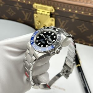 Đồng hồ Rolex Replica 11 GMT-Master II 126710BLNR Batgirl viền gốm xanh đen nhà máy VS 40mm (2)