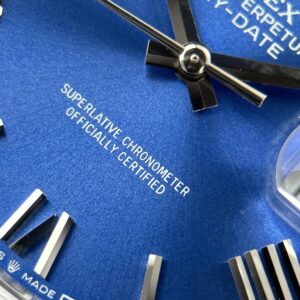 Đồng hồ Rolex nam Replica 11 Day-Date mặt xanh dương nặng 212 gram bộ máy calibre 3255 xưởng RC 40mm (2)