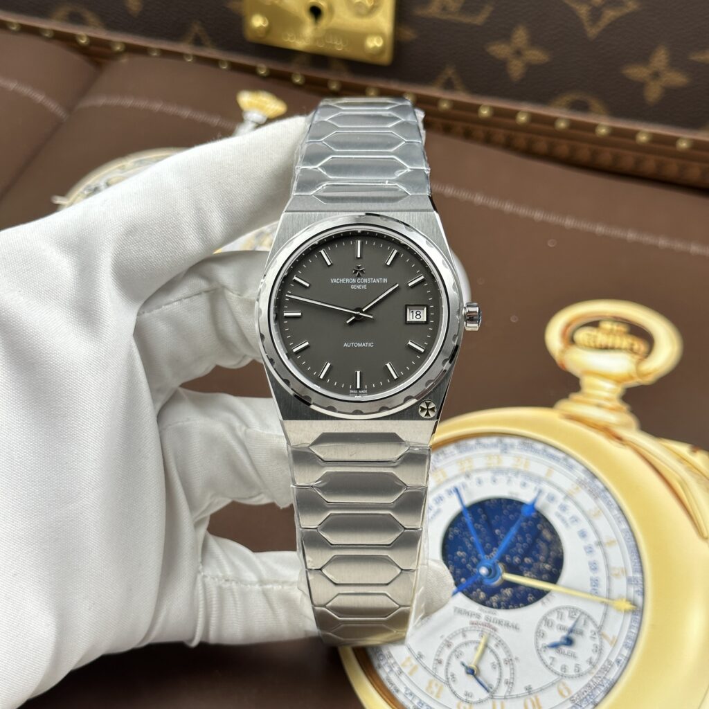 Đồng hồ Vacheron Constantin Historiques 222 Rep 11 mặt xám dây kim loại 37mm (1)