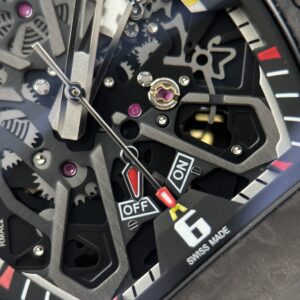 Đồng hồ nam Richard Mille RM 35-03 Rafael Nadal Replica 11 vỏ carbon TPT màu đen dây cao su 43 (3)