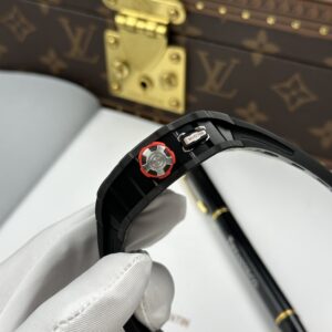 Đồng hồ nam Richard Mille RM 35-03 Rafael Nadal Replica 11 vỏ carbon TPT màu đen dây cao su 43 (3)