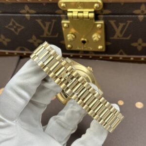 Đồng hồ nam Rolex Day-Date Rep cao cấp mặt xanh lá cây bộ máy calibre 3255 xưởng RC 40mm (2)