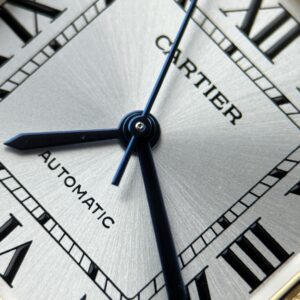 Đồng hồ nữ Cartier Santos Rep 11 mạ vàng mặt trắng nhà máy BV 35mm (2)