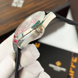 Đồng Hồ Omega Seamaster nam dây cao su mặt bản đồ máy cơ nhật giá rẻ 42mm