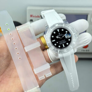 Đồng hồ Rolex Submariner Phantomlab Rep 11 mặt đen dây cao su 40mm (2)