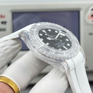 Đồng hồ Rolex Submariner Phantomlab Rep 11 mặt đen dây cao su 40mm (2)