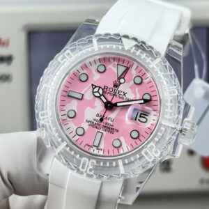 Đồng hồ Rolex Submariner Phantomlab Replica 11 mặt hồng dây cao su 40mm