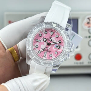 Đồng hồ Rolex Submariner Phantomlab Replica 11 mặt hồng dây cao su 40mm