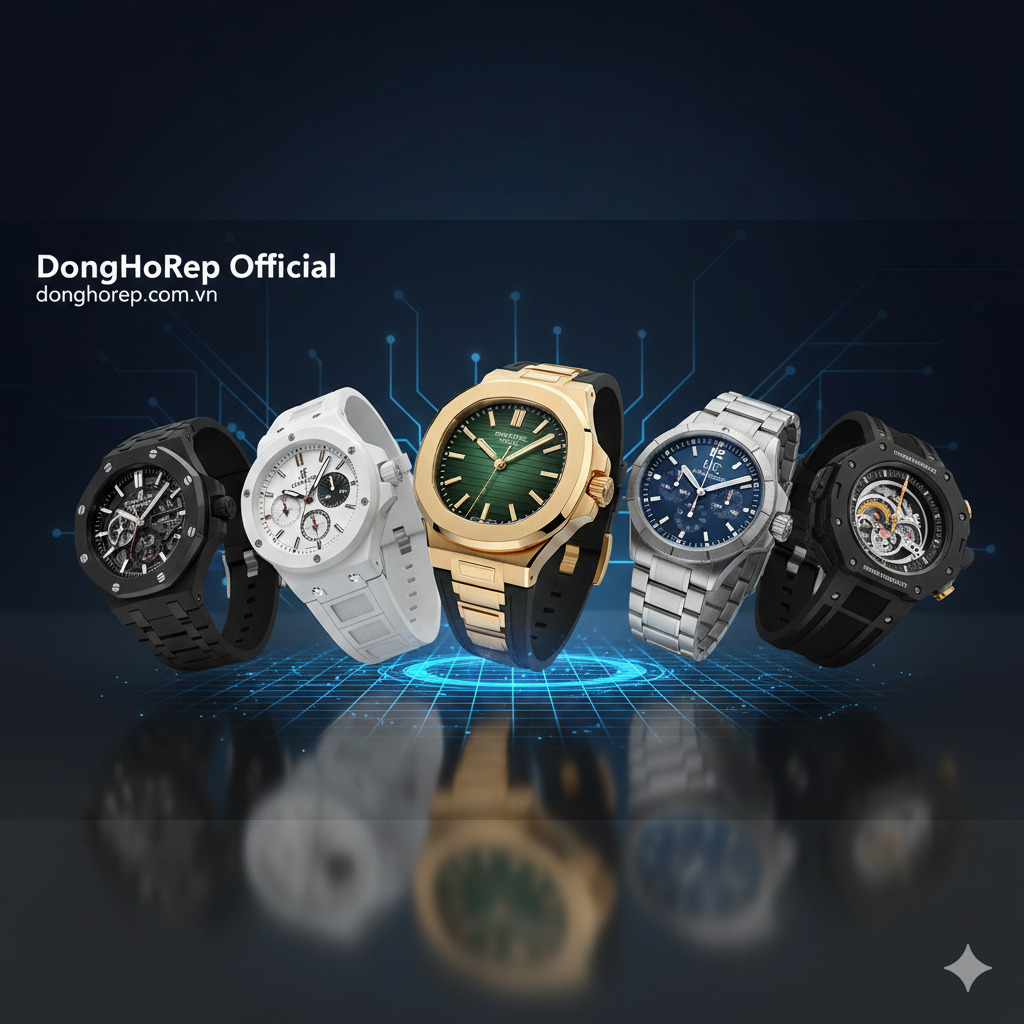 Đồng hồ rep cao cấp khác gì đồng hồ fake thường Đừng nhầm lẫn khi mua