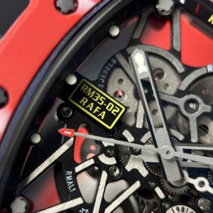 Đồng hồ Richard Mille RM35-02 Replica 11 màu đỏ vỏ carbon 45mm (1)