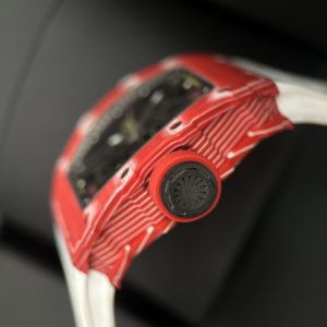 Đồng hồ Richard Mille RM35-02 Replica 11 vỏ carbon màu đỏ máy cơ Thuỵ Sỹ 45mm (1)