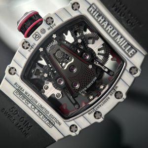 Đồng hồ Richard Mille RM38-02 Rep cao cấp vỏ carbon dây cao su đen 43 (1)